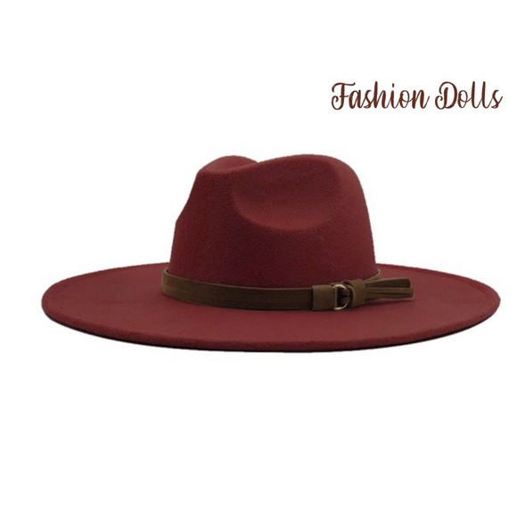 Dandy Life Pinched Wide Brim Hat New-Dark Grey - Picture 7 of 11